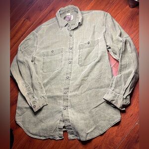 The Territory Ahead Green Casual Button Down Shirt